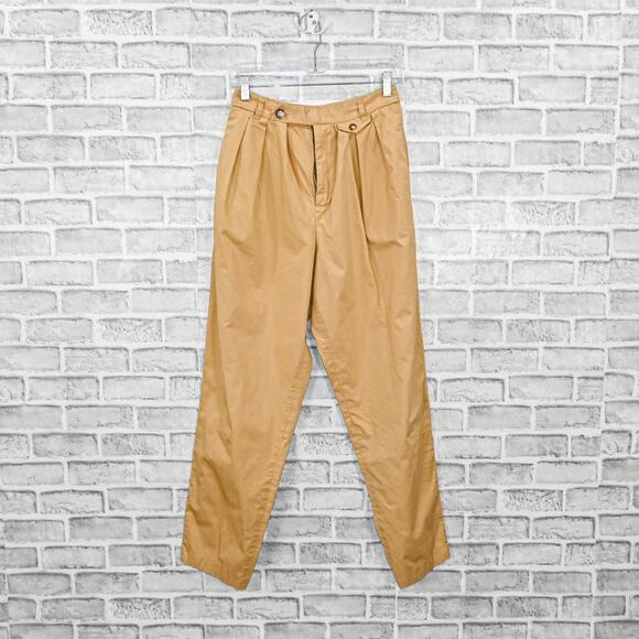 Doen Women's Grover Pant in Fieldstone Beige Pleated front size 4 - Picture 2 of 14